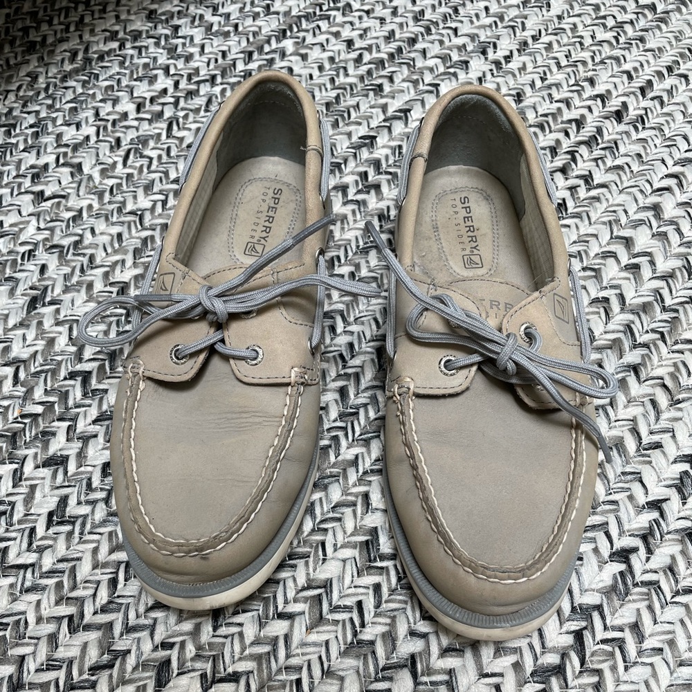 Coastal gray Sperry Top-Sider Boat Shoe